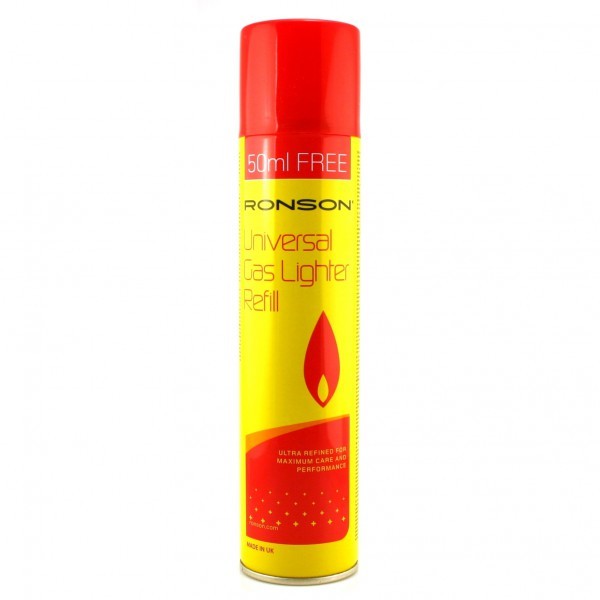 Gaz lichefiat ultrarafinat Ronson spray reincarcare brichete