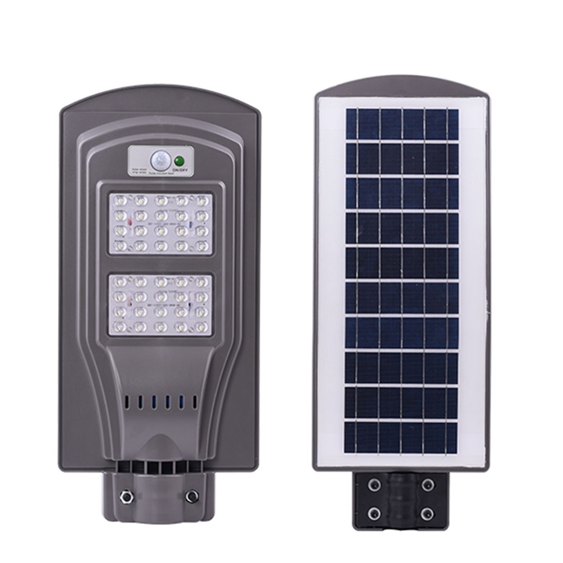 Lampa stradala 40 LED cu panou solar si senzor de miscare