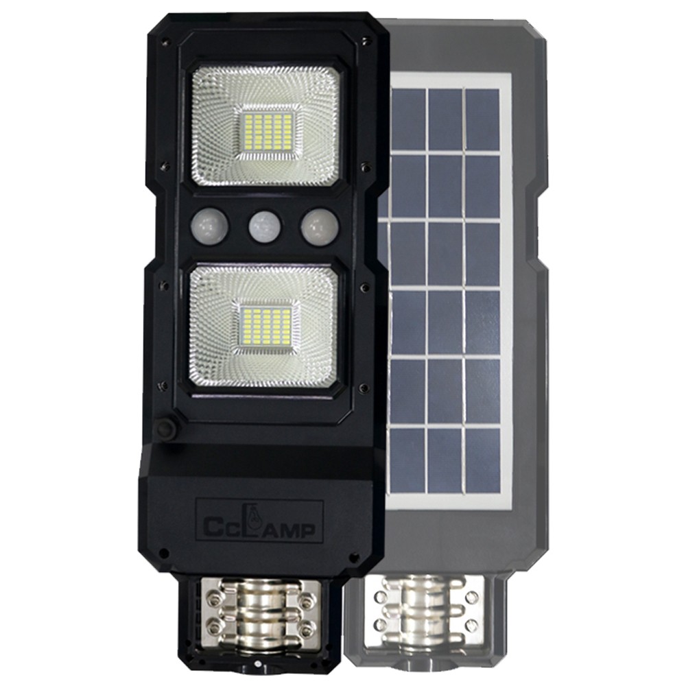 Lampa stradala COB LED 20 W cu telecomanda si panou solar