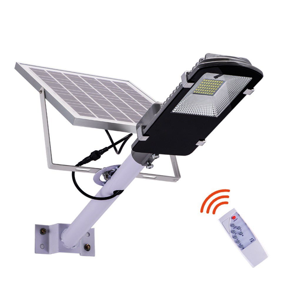 Lampa stradala LED 60 W cu telecomanda si panou solar AT-8600