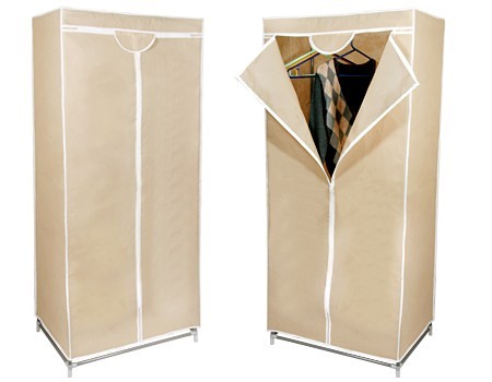 Dulap textil pentru haine, schelet metalic si husa de protectie