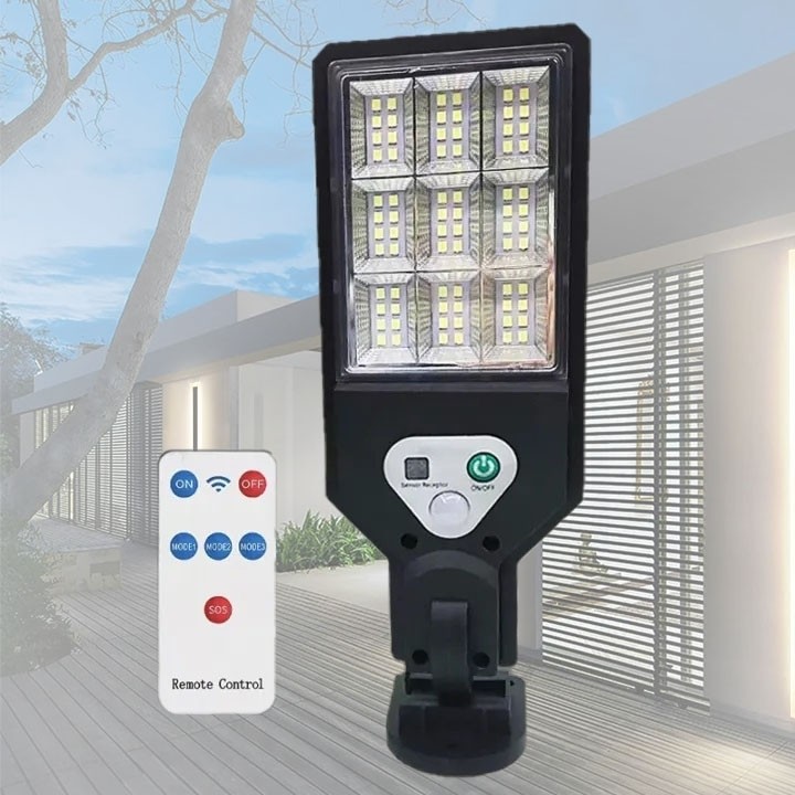 Lampa solara cu 6 Celule, LED-uri COB si telecomanda