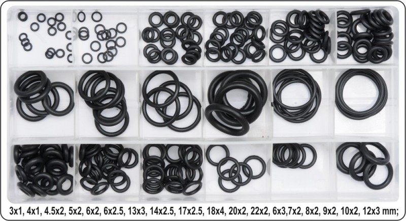 Set garnituri O-ring pentru lichid/ulei 222 piese