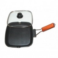 Gratar teflon 36cm cu maner detasabil