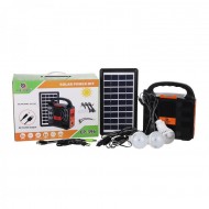Kit de incarcare solara, USB, 3 becuri incluse, Radio FM