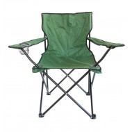Scaun pliabil pentru camping, cu contiere si suport pentru bauturi