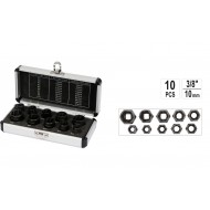 Set extractoare suruburi si piulite 3/8" 10 piese