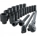 Trusa profesionala chei tubulare hexagonale cu antrenor, 3/4" 20 piese