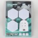 Set 3 lampi modulare Hexagon, Senzor tactil si telecomanda