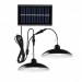 Lampa solara dubla cu abajur, telecomanda inclusa