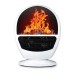 Aeroterma Electrica, Flame Heater, Tip semineu cu simulare flacari, 1500 W